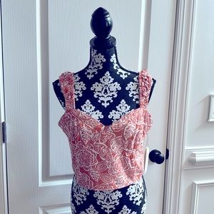 MIDNIGHT SKY crop top with smock back